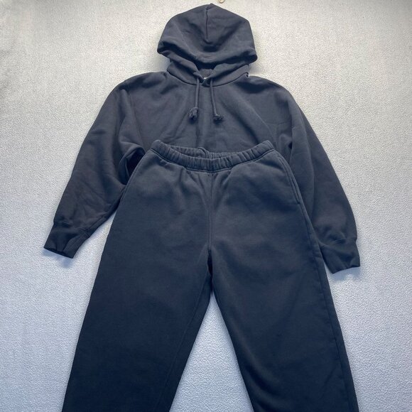 GU Sweatpants/Hoddie Womens Size Large Black‎ Jogger,Pockets,Drawstring,Set - Picture 13 of 13